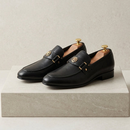 Men’s Strap Detail Slip-On Loafers