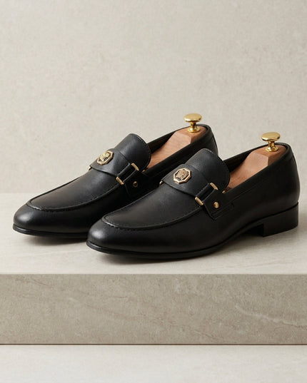Men’s Strap Detail Slip-On Loafers