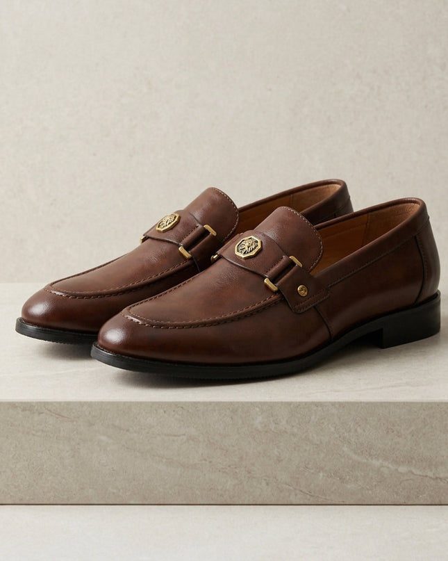 Men’s Strap Detail Slip-On Loafers