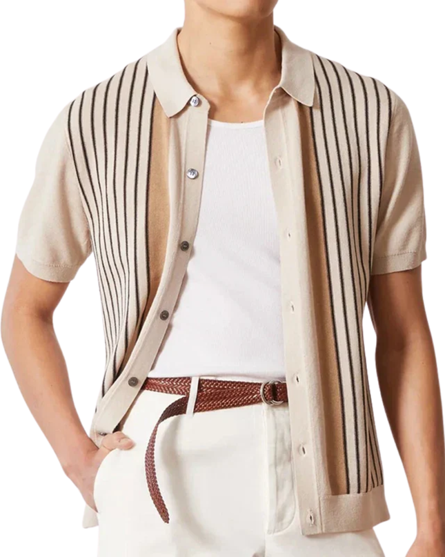 Men’s Striped Knit Shirt