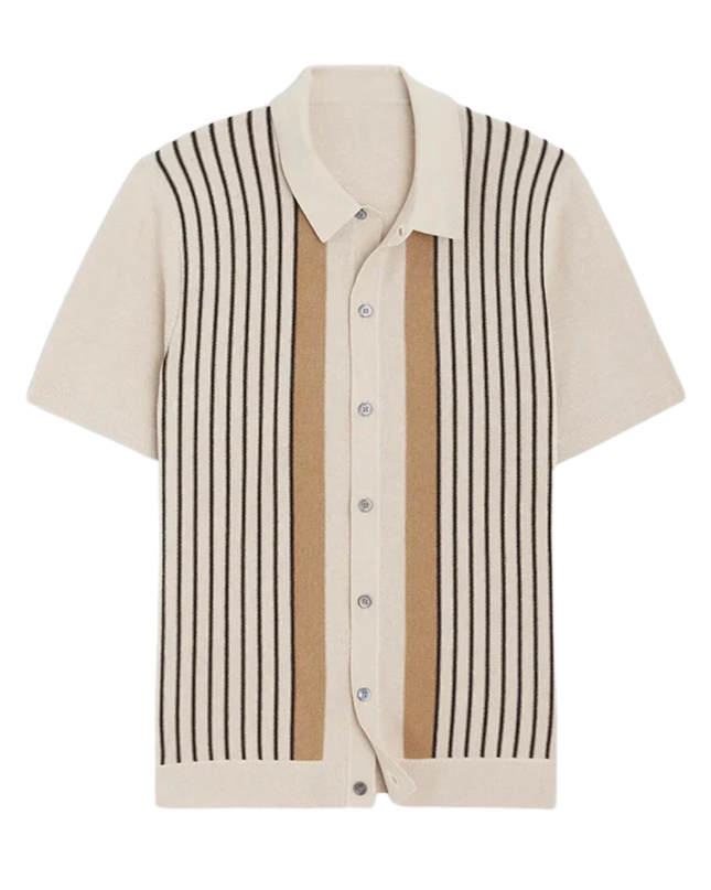 Men’s Striped Knit Shirt
