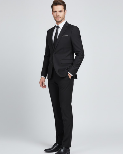 Men’s Tailored Slim Two-Piece Suit Set