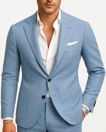 Men’s Tailored Two-Button Suit Set