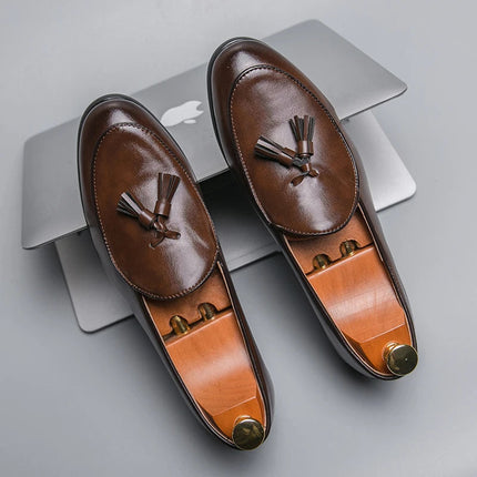 Men’s Tassel Detail Slip-On Loafers