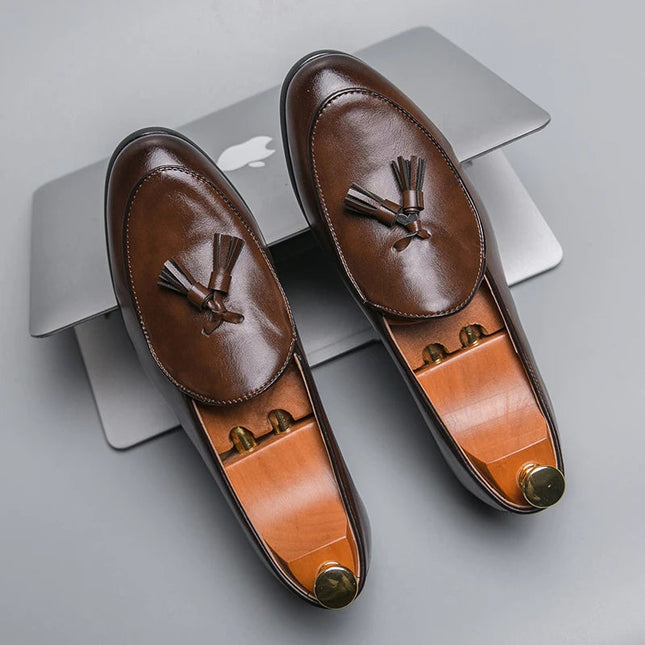 Men’s Tassel Detail Slip-On Loafers