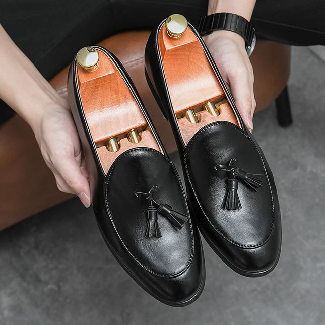 Men’s Tassel Detail Slip-On Loafers