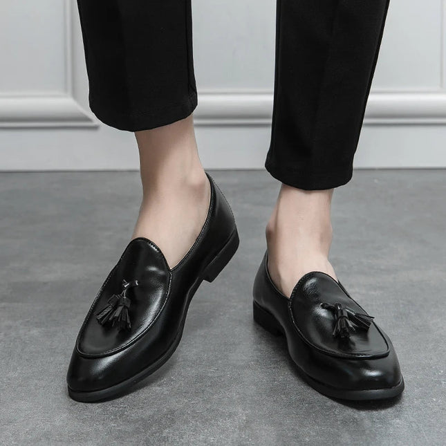 Men’s Tassel Detail Slip-On Loafers