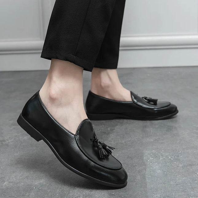 Men’s Tassel Detail Slip-On Loafers