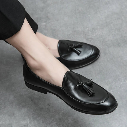 Men’s Tassel Detail Slip-On Loafers