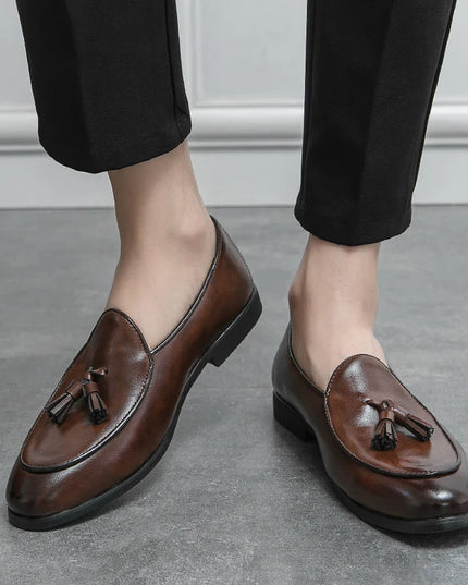 Men’s Tassel Detail Slip-On Loafers