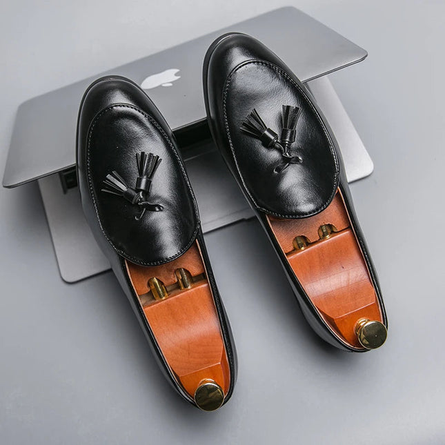 Men’s Tassel Detail Slip-On Loafers