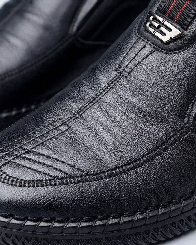 Men’s Textured Casual Loafers