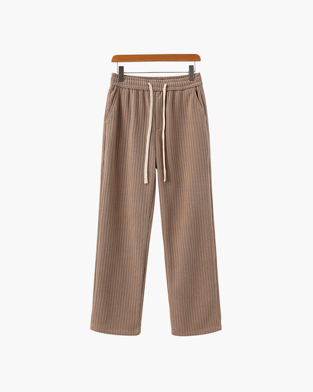 Men’s Textured Drawstring Pantalon