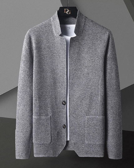 Men’s Textured Knit Jacket