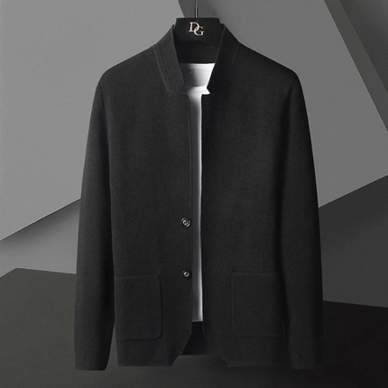Men’s Textured Knit Jacket