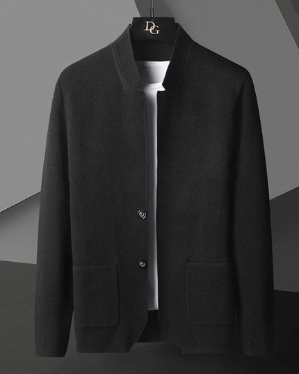 Men’s Textured Knit Jacket