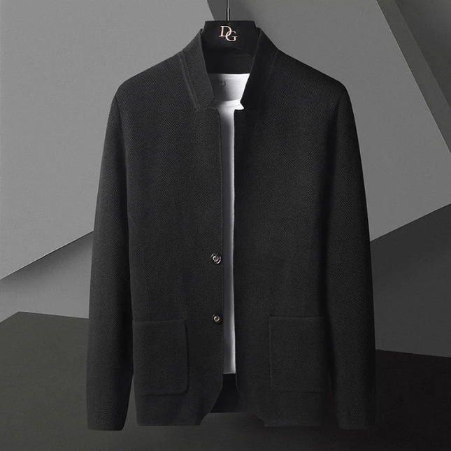 Men’s Textured Knit Jacket