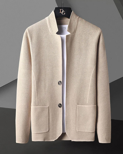 Men’s Textured Knit Jacket