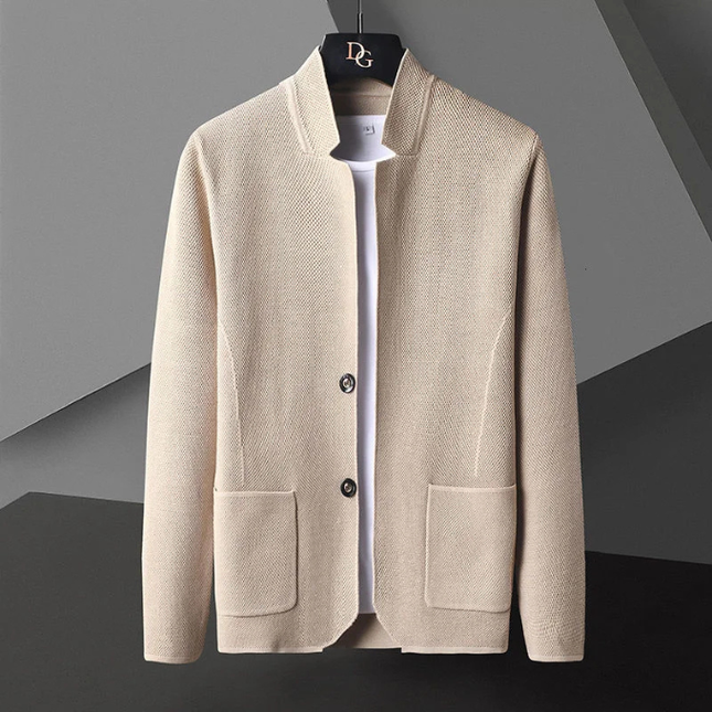 Men’s Textured Knit Jacket