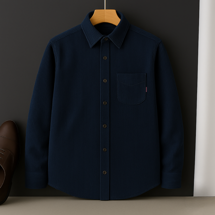 Men’s Textured Pocket Shirt