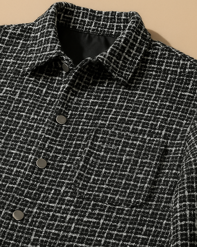 Men’s Textured Shirt Jacket