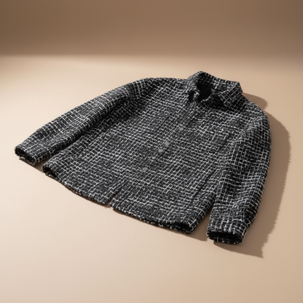Men’s Textured Shirt Jacket