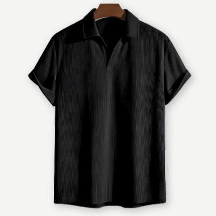 Men’s Textured Sleeve Polo