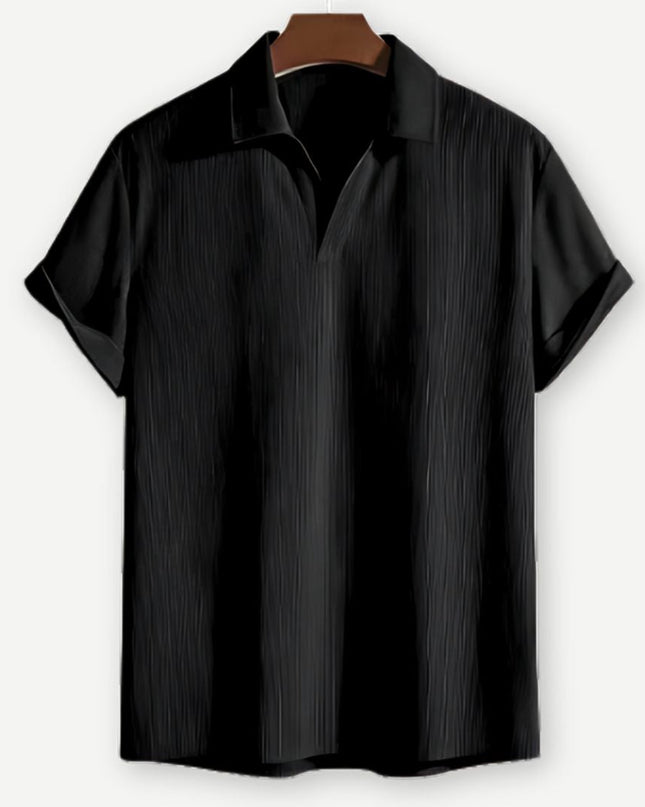 Men’s Textured Sleeve Polo