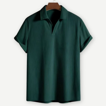 Men’s Textured Sleeve Polo