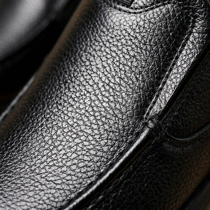 Men’s Textured Slip-On Casual Loafers