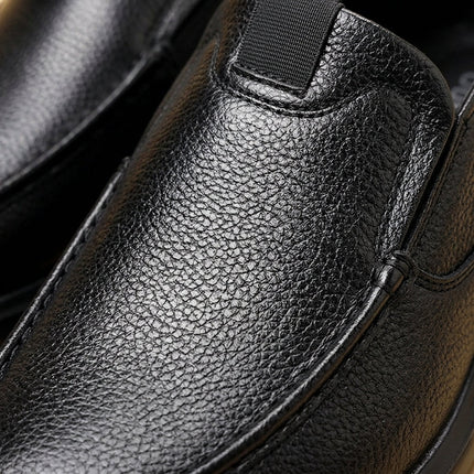 Men’s Textured Slip-On Casual Loafers