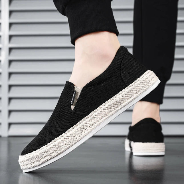 Men’s Textured Slip-On Espadrilles