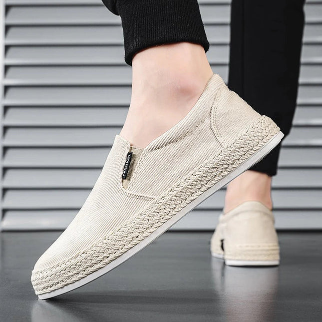 Men’s Textured Slip-On Espadrilles