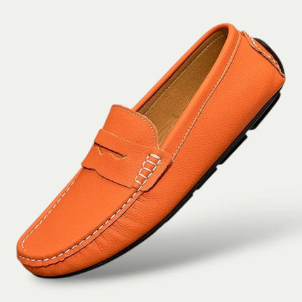 Men’s Textured Slip-On Loafers