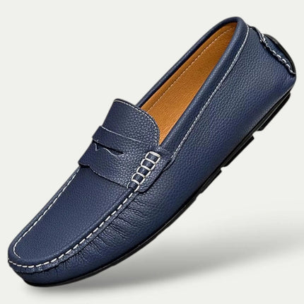 Men’s Textured Slip-On Loafers