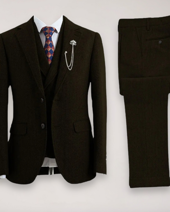 Men’s Three Piece Suit Set