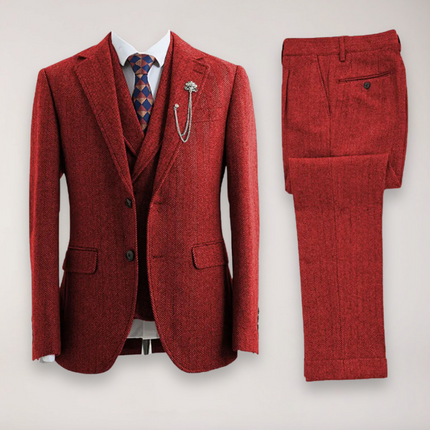 Men’s Three Piece Suit Set