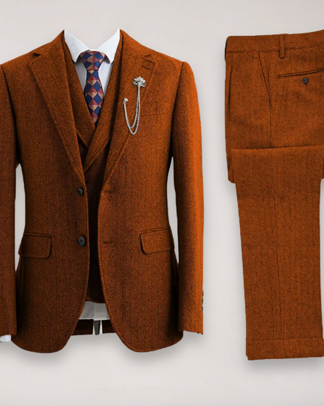 Men’s Three Piece Suit Set