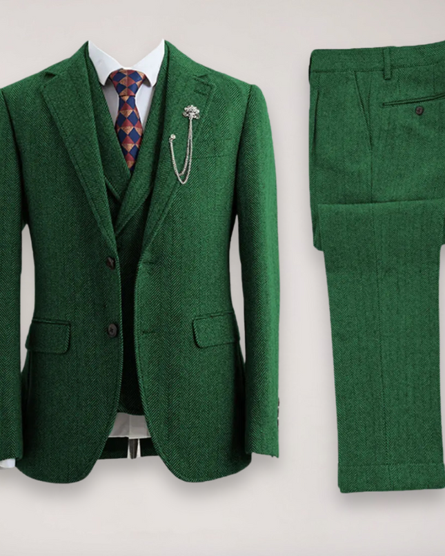 Men’s Three Piece Suit Set