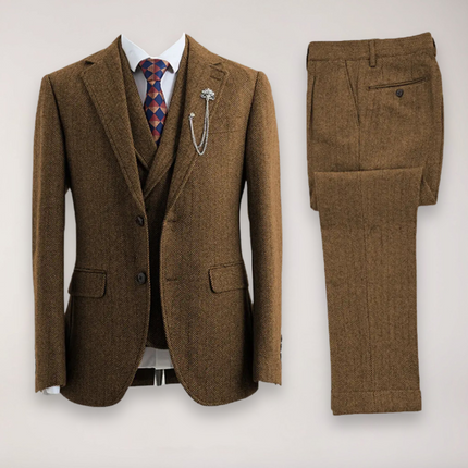Men’s Three Piece Suit Set
