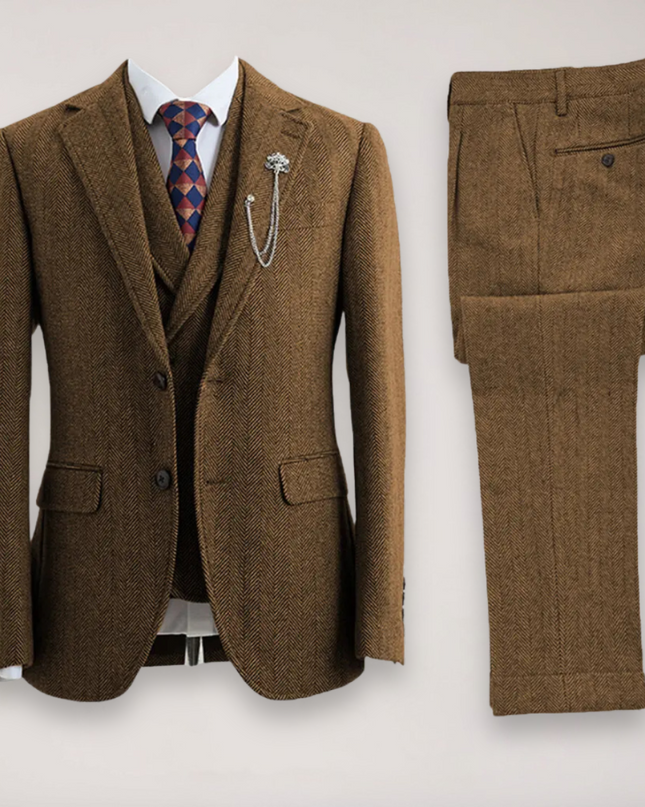 Men’s Three Piece Suit Set