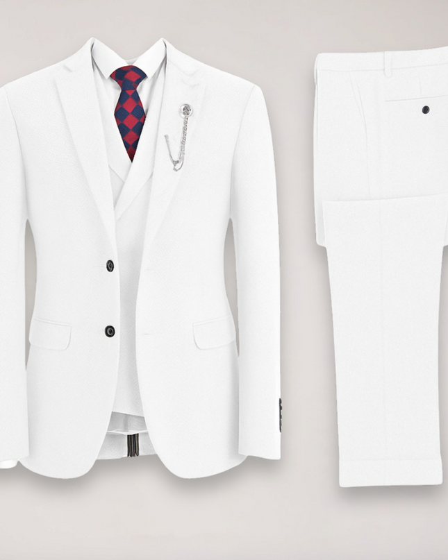 Men’s Three Piece Suit Set