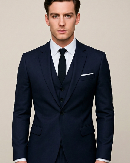 Men’s Three-Piece Tailored Suit Set