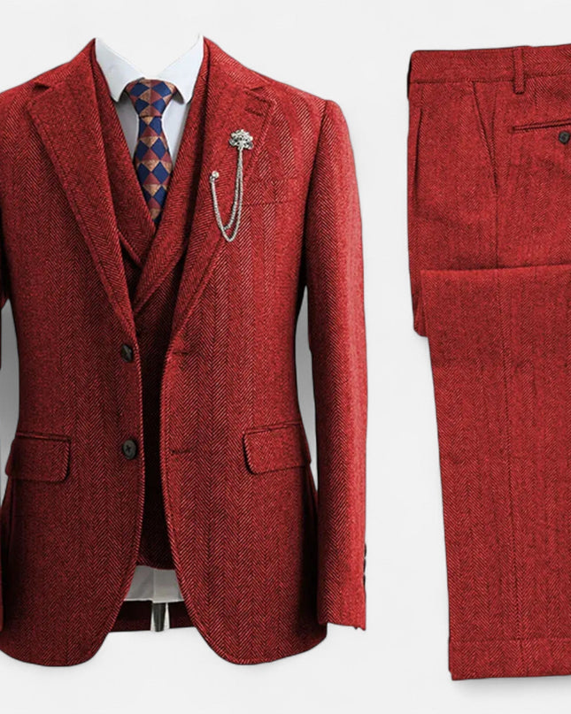 Men’s Two-Piece Tailored Suit Set