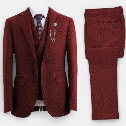 Men’s Two-Piece Tailored Suit Set