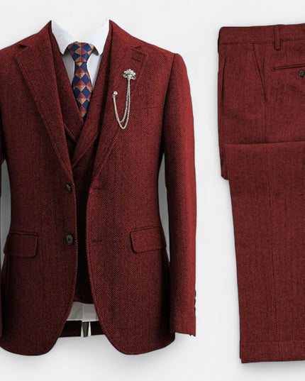 Men’s Two-Piece Tailored Suit Set