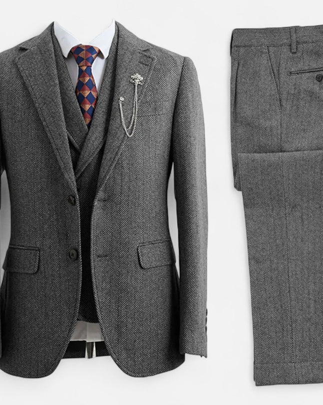 Men’s Two-Piece Tailored Suit Set