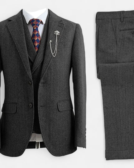Men’s Two-Piece Tailored Suit Set