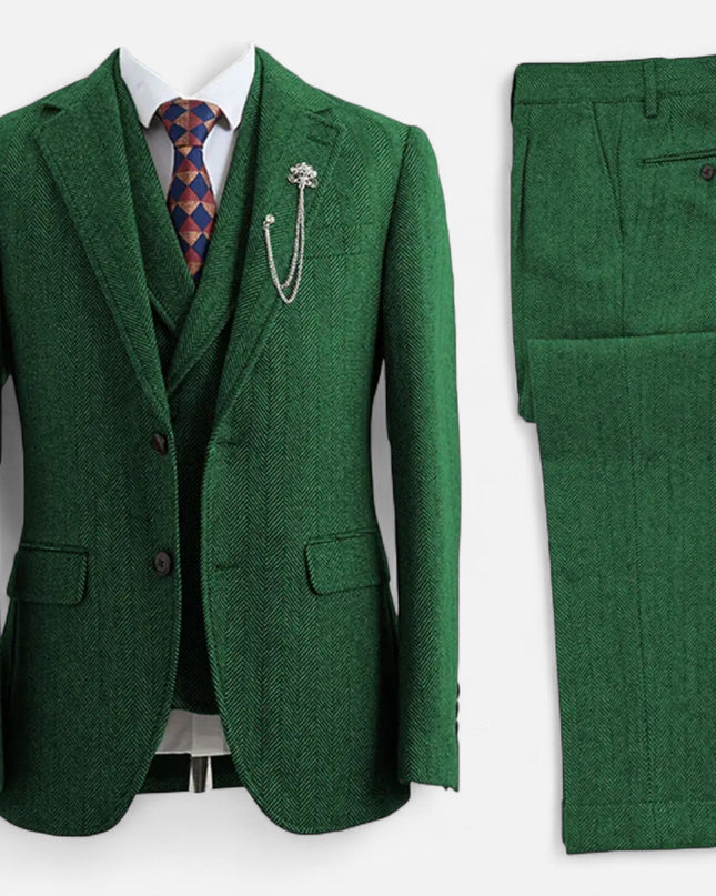 Men’s Two-Piece Tailored Suit Set