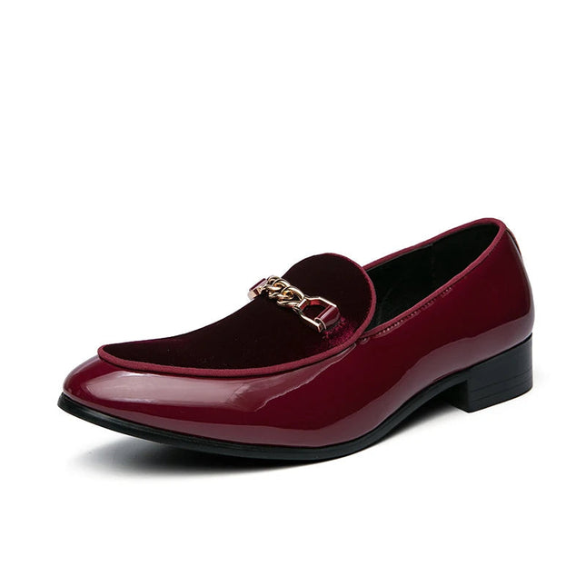 Men’s Velvet Panel Horsebit Loafers